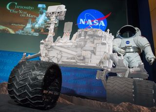 Replica of Curiosity Rover Wheel