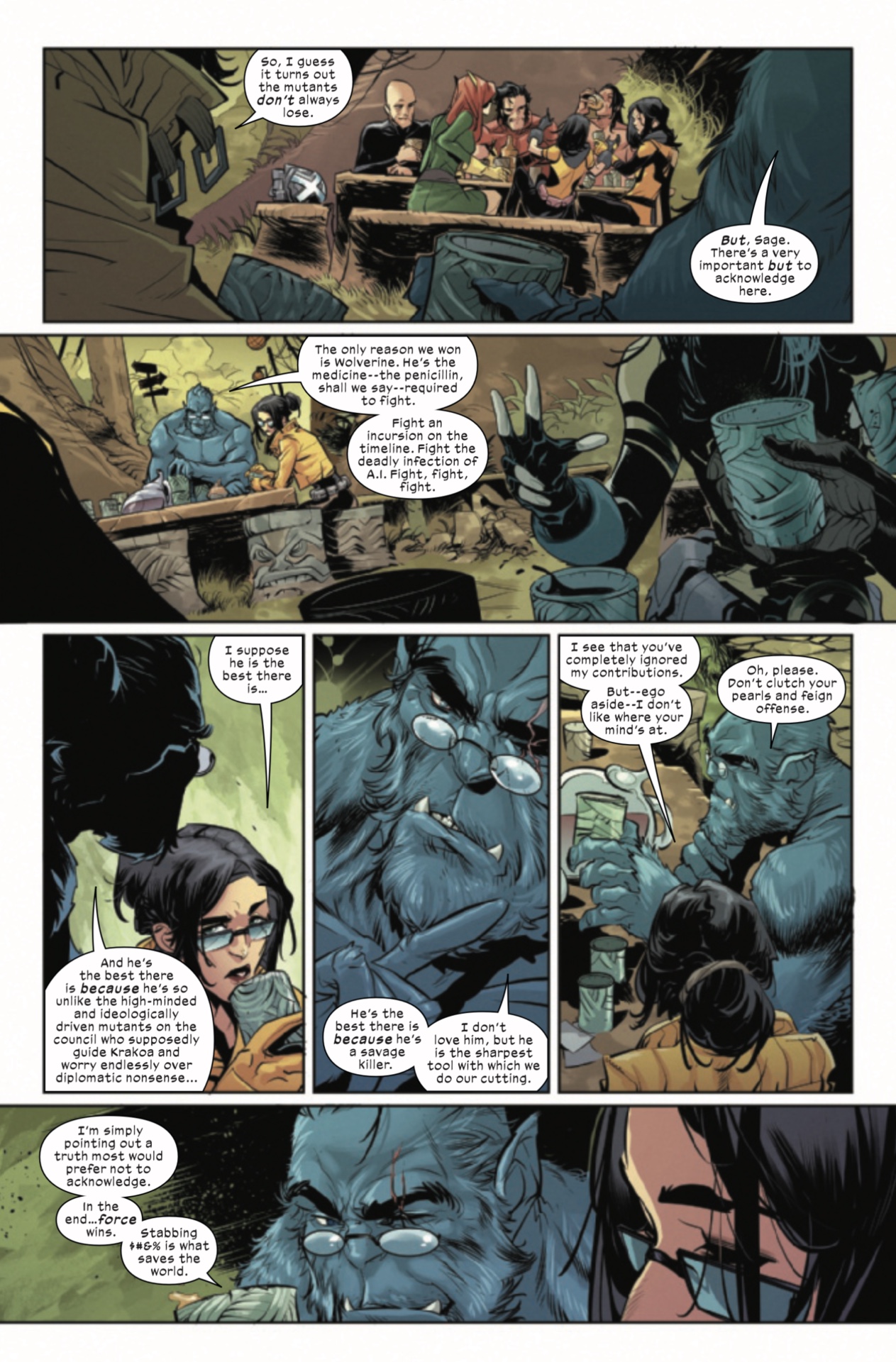 X Todesfälle von Wolverine #5 Seite
