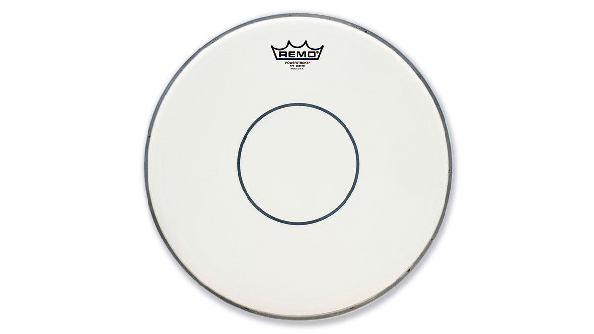Remo Powerstroke 77 Coated Snare Drumhead-Top Clear Dot 13 P70113-C2-U 