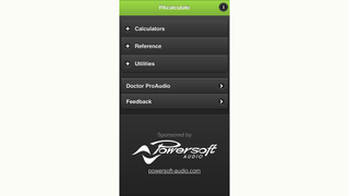 Powersoft Sponsors New PAcalculate App