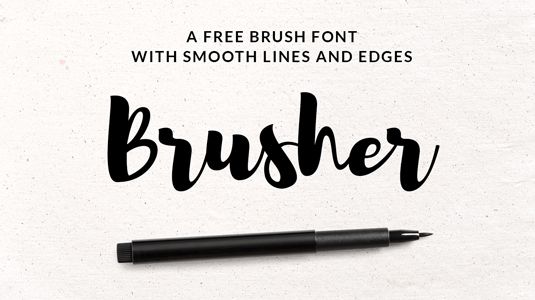 Font of the day: Brusher | Creative Bloq