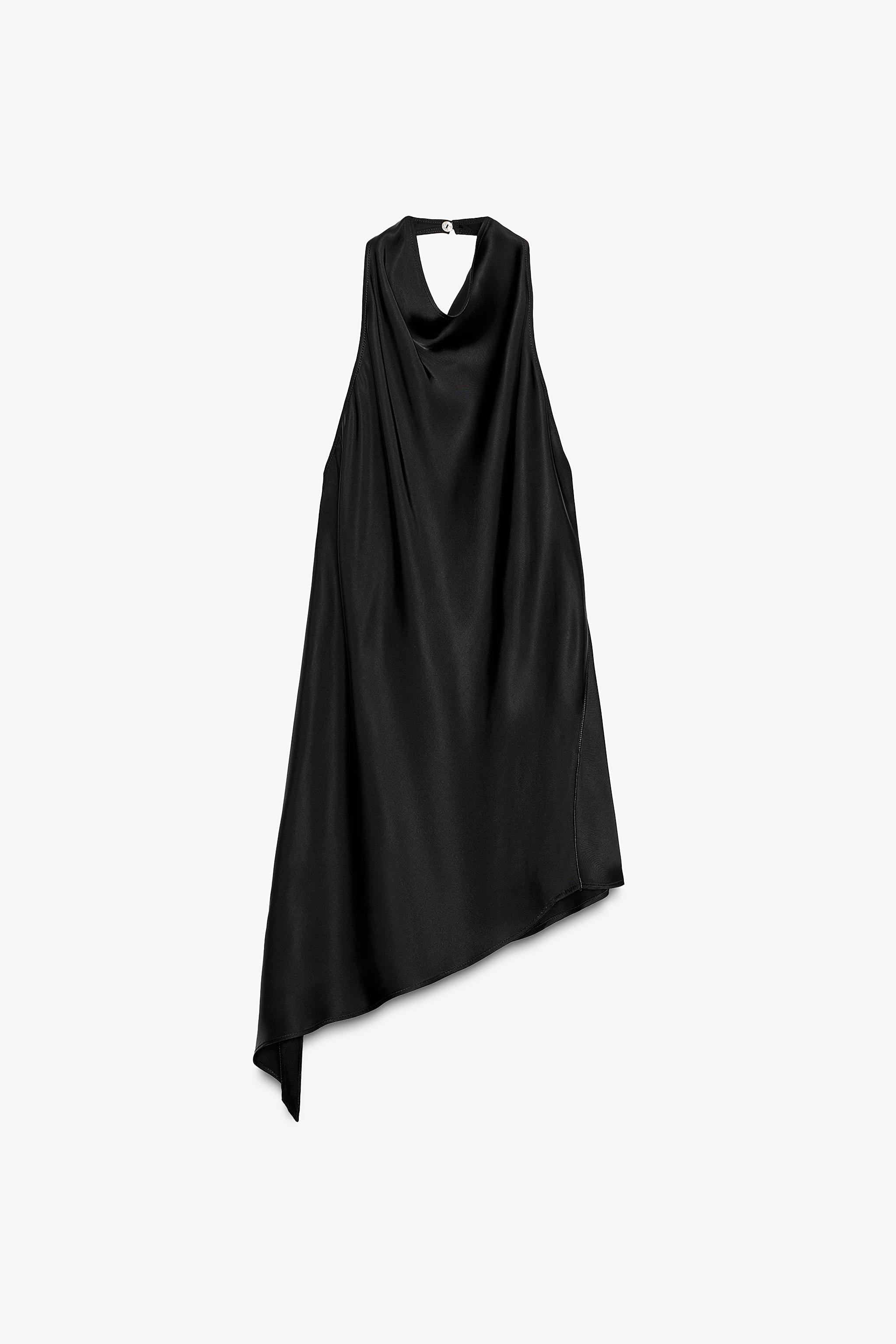 Zw Collection Satin Halter Top