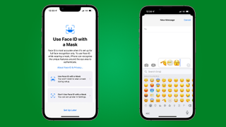 iOS 15.4 enabled Face ID with a mask and adds new emojis 