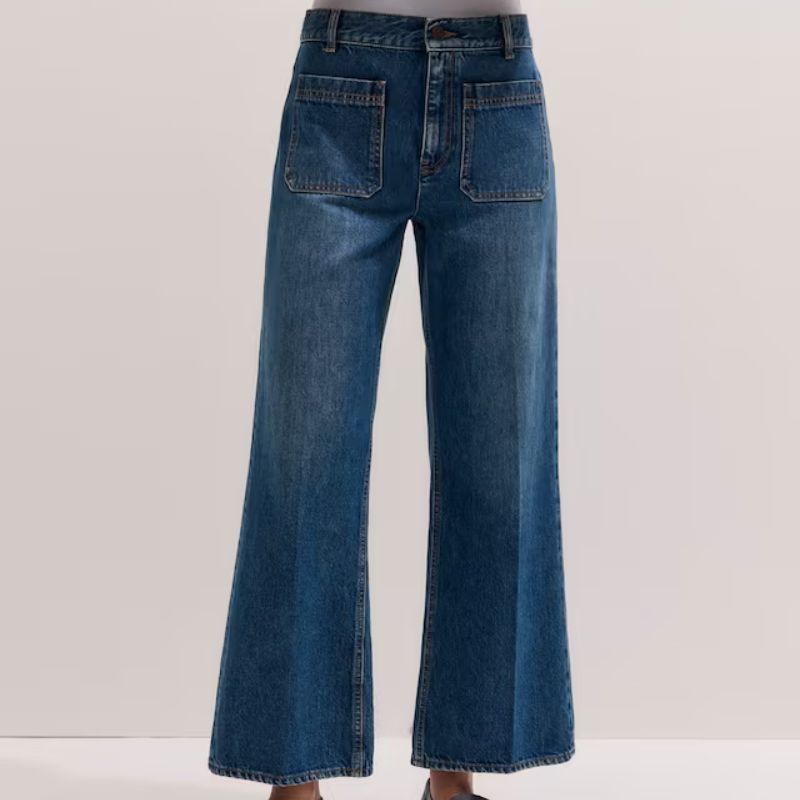 ME+EM, cropped flare jeans