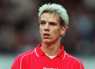 Christian Ziege playing for Liverpool in 2000