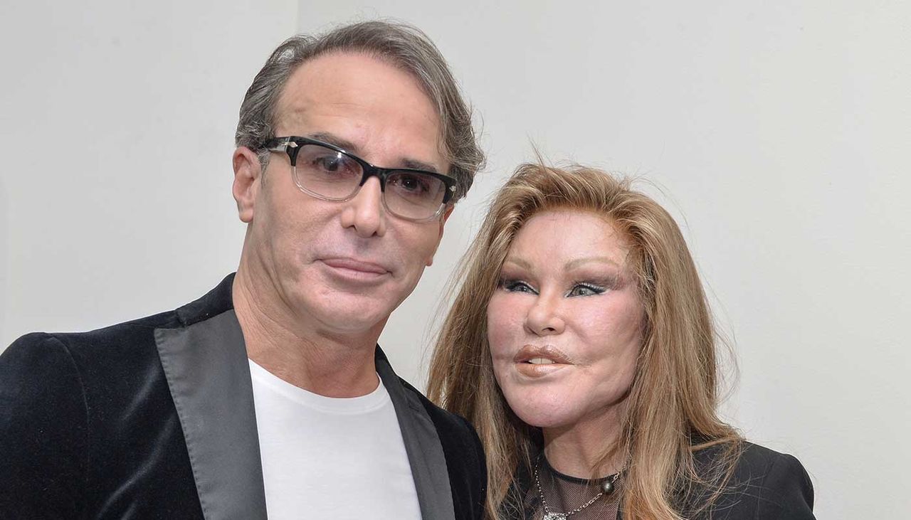 Jocelyn Wildenstein pictured with partner Lloyd Klein in 2015