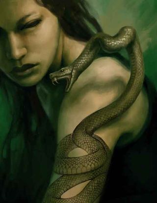 snake tattoo coming alive