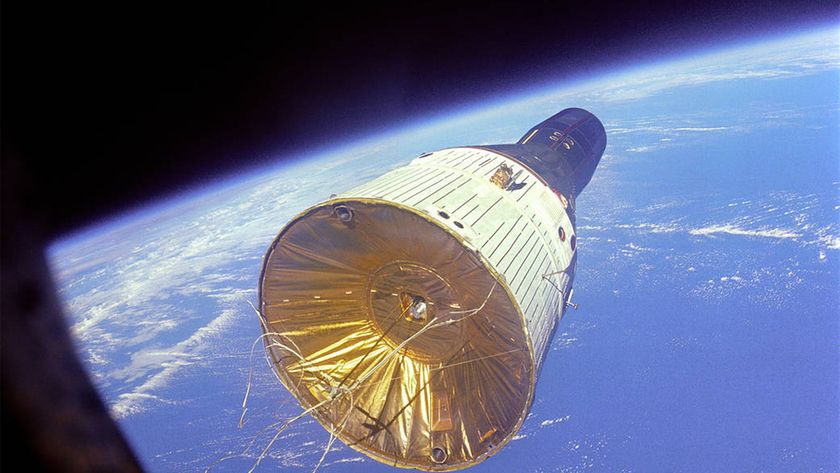 Gemini 7 from Gemini 6s View (NASA)