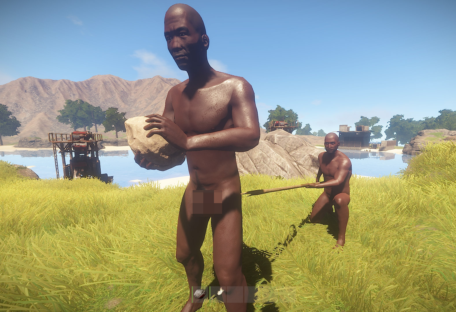 The dong dilemma: Why being well hung in Rust is bad news | PC Gamer