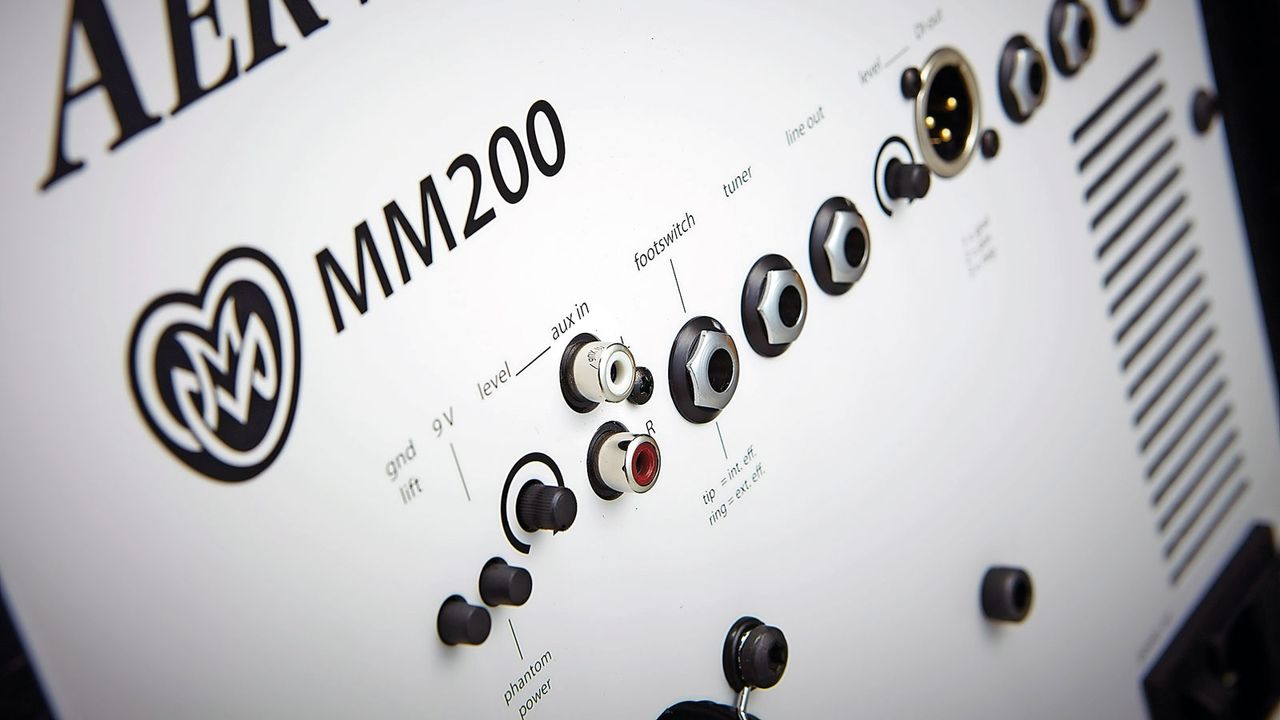 ...while channel one has a 9V phantom power input