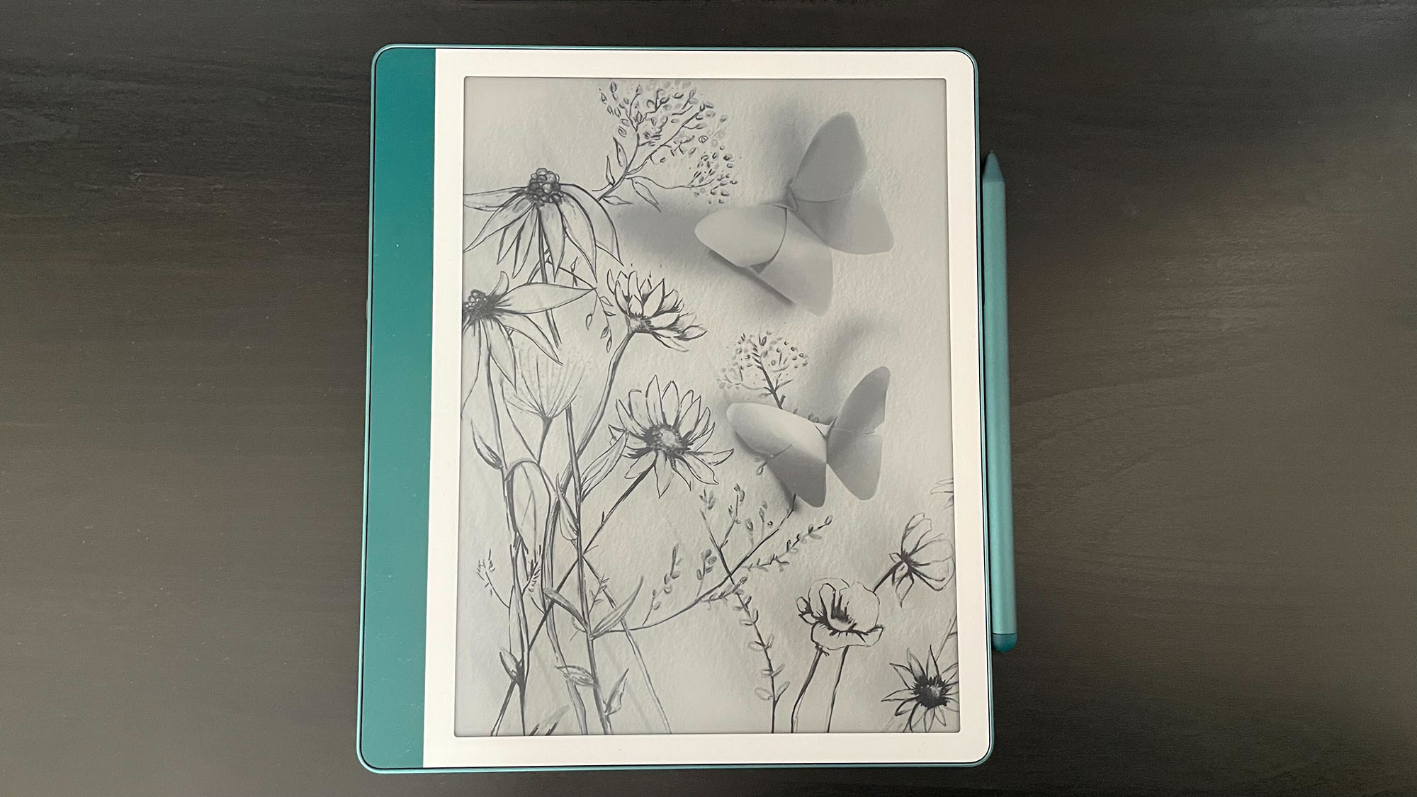 The display on the Amazon Kindle Scribe