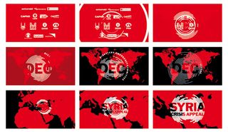 Disaster Emergency Committee branding by Johnson Banks