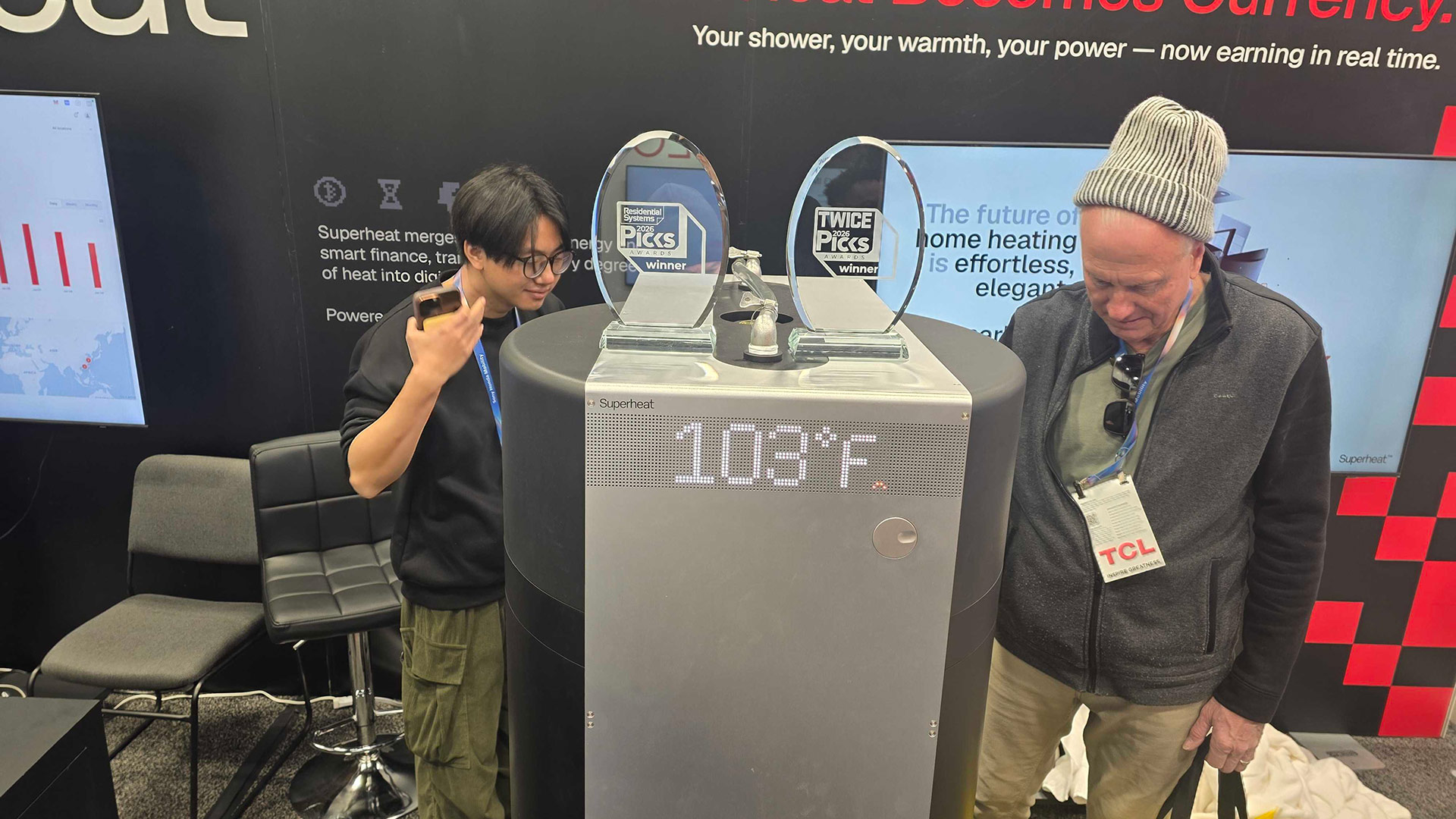 Superheat H1 demo at CES 2026
