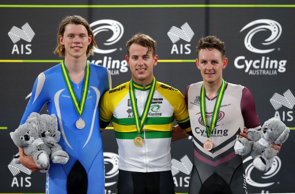 Sam Welsford won the men's scratch old