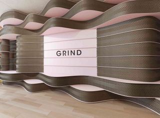 Giles Miller Studio and cult London coffee brand Grind virtual coffee space