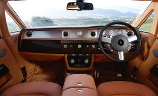 Interior View of The Rolls-Royce Phantom Series II