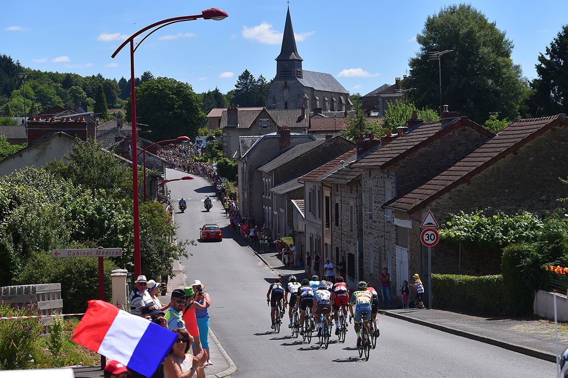 The breakaway on Stage 5 of the Tour de France