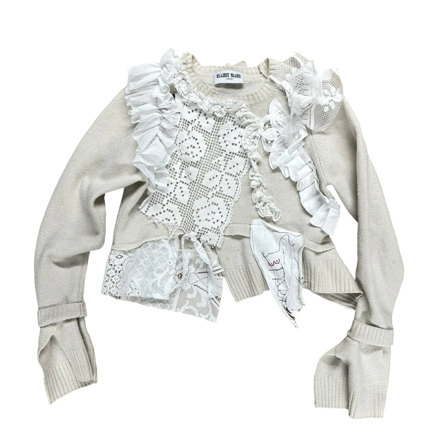 The &quot;wool It Always Have Doilies on It?&quot; Jumper &amp;mdash; Hairy Mary