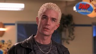 Spike in fast food restaurant in Buffy the Vampire Slayer