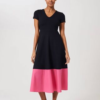 Hobbs colour block dress