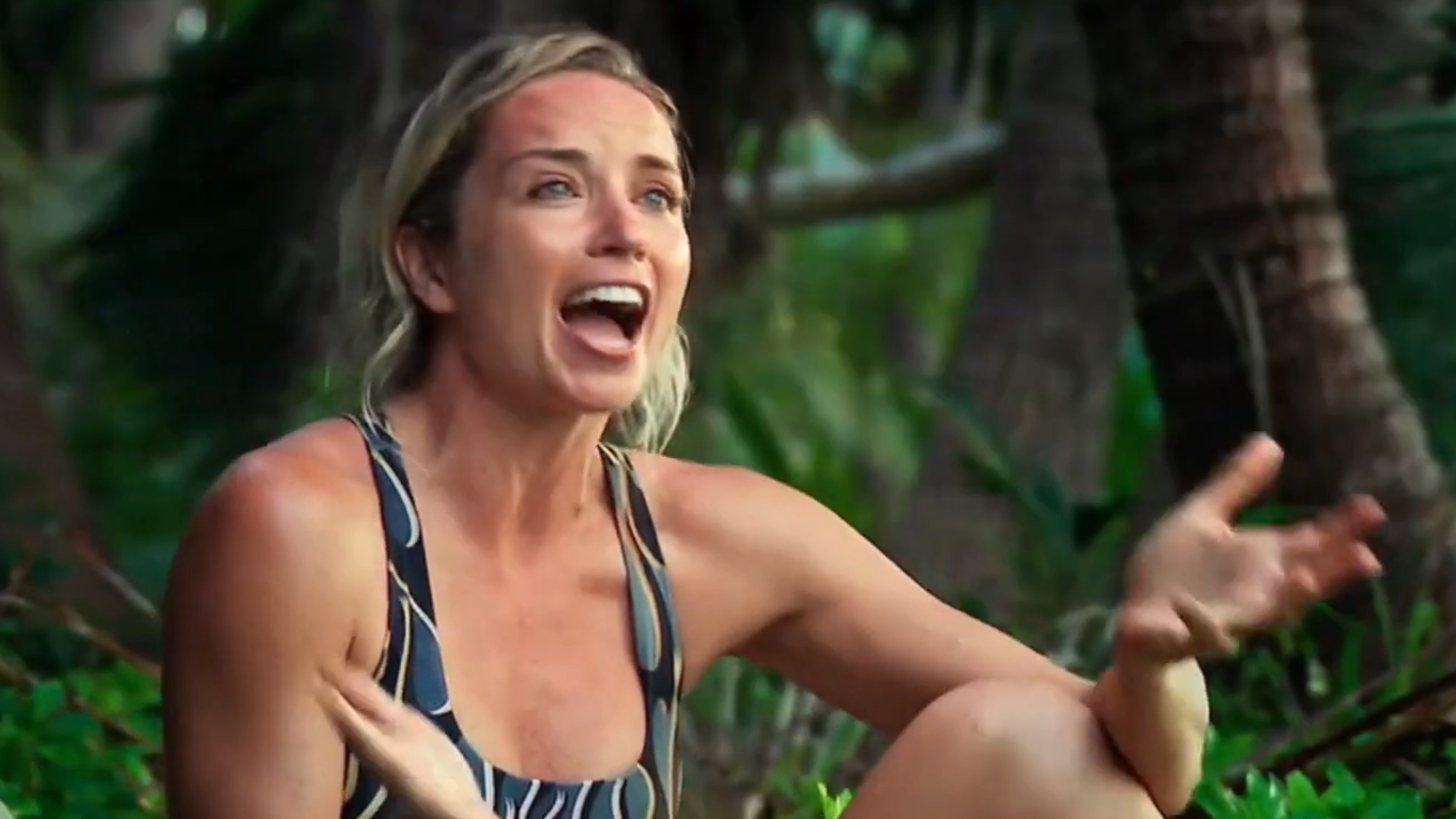 Patt complains about losing her pants on Survivor 51.
