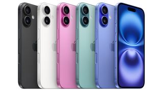 The iPhone 16 in five shades