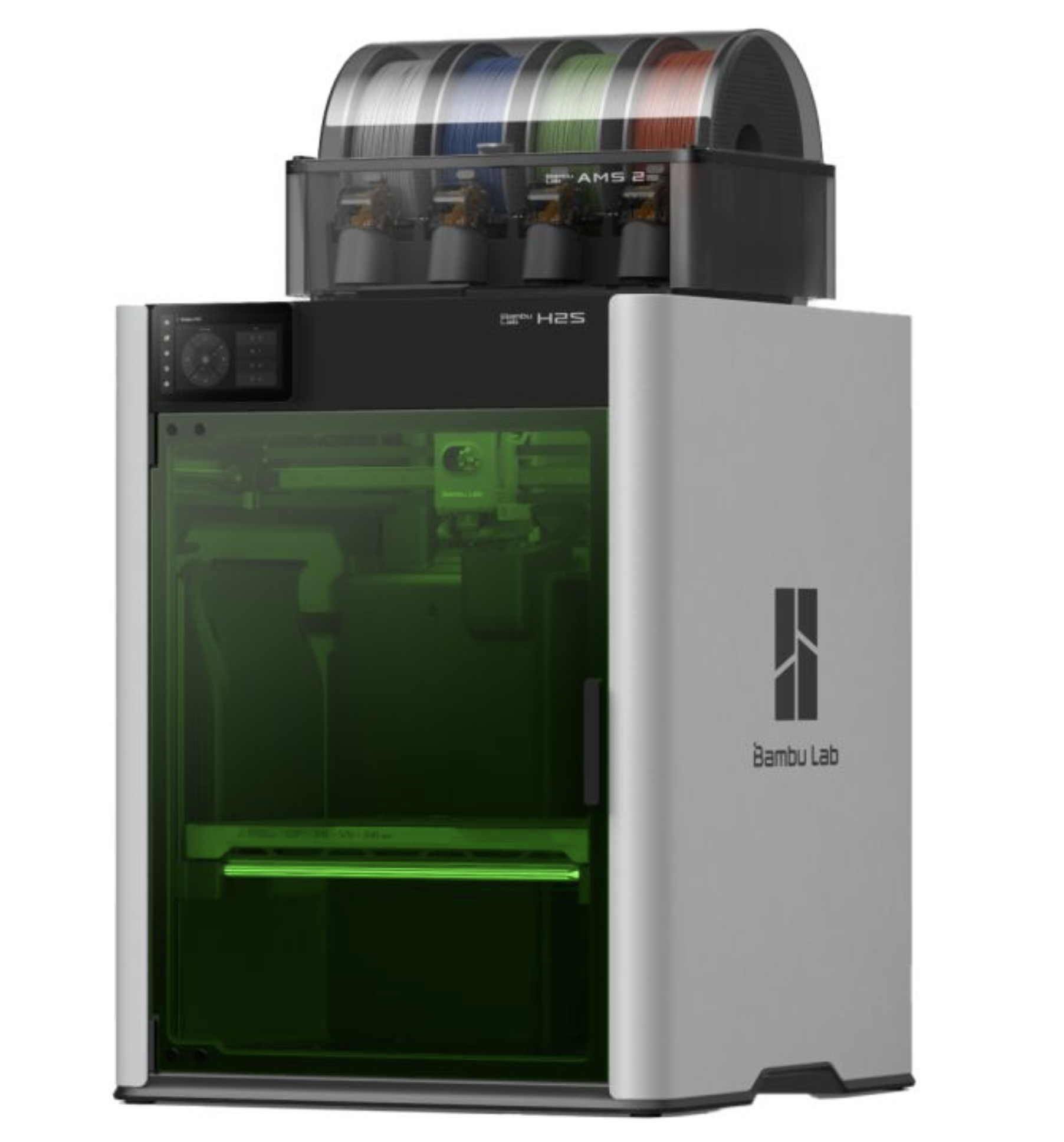 Bambu Lab H2S laser combo on a white background