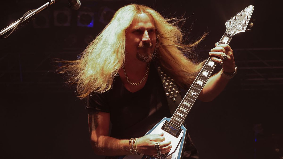 Richie Faulkner onstage in Berlin in May 2022