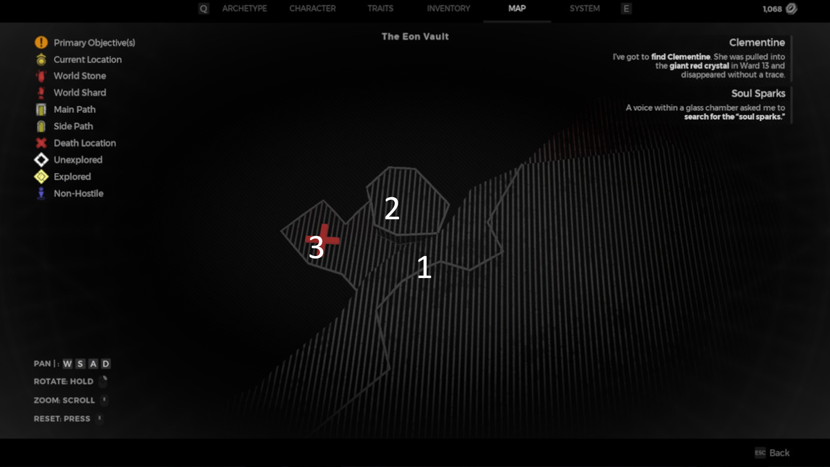 An image showing the steps you need to take to find the Engineer archetype in Remnant 2.