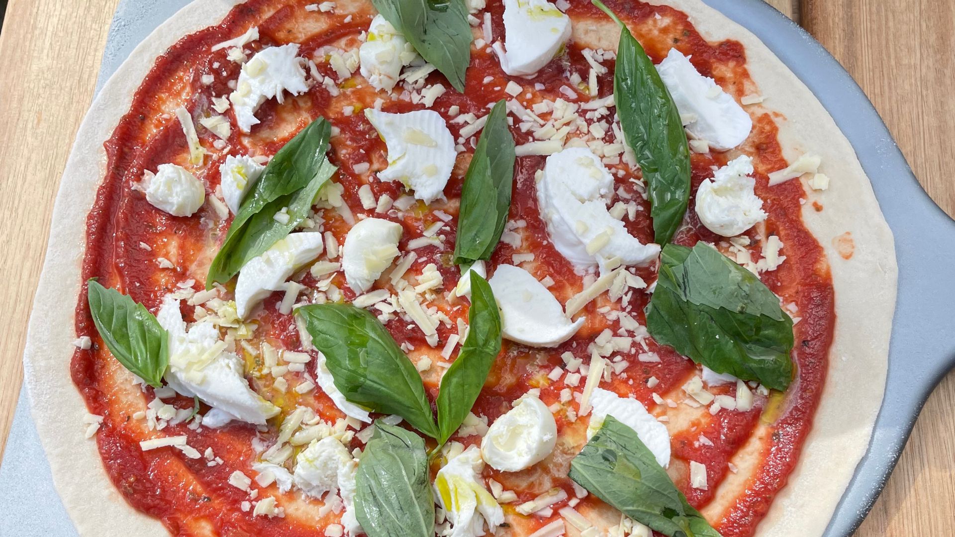 Untopped pizza for the Gozney Dome S1