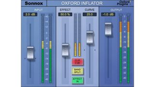 Best saturation plugins: Sonnox Oxford Inflator