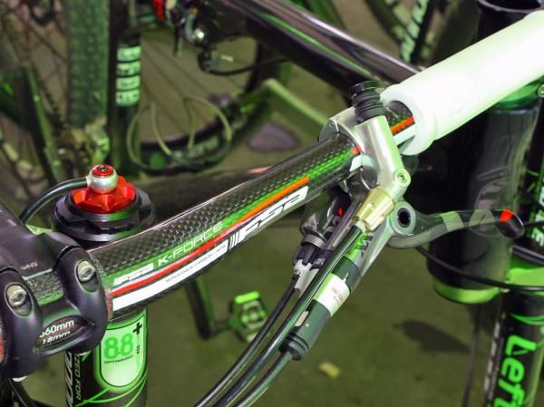 Cannondale Headshok product manager Drew Hanna wouldn't confirm as such but we're betting this SRAM XX hydraulic lockout-equipped Lefty will be available to consumers for 2011. "I would tell you that there were several prototypes at Sea Otter and all were aimed at giving our Cannondale Factory Riders the best possible equipment that we can dream up," he said. "That includes working with SRAM as one of the team's technology sponsors. We have successfully partnered with SRAM to incorporate Solo Air Technology into all air sprung Leftys and more recently with an XX version of the Hollowgram SL BB30 crankset. These types of collaborations won't end anytime soon."