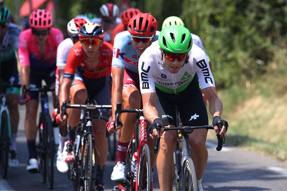 The breakaway during stage 17 at the Tour de France