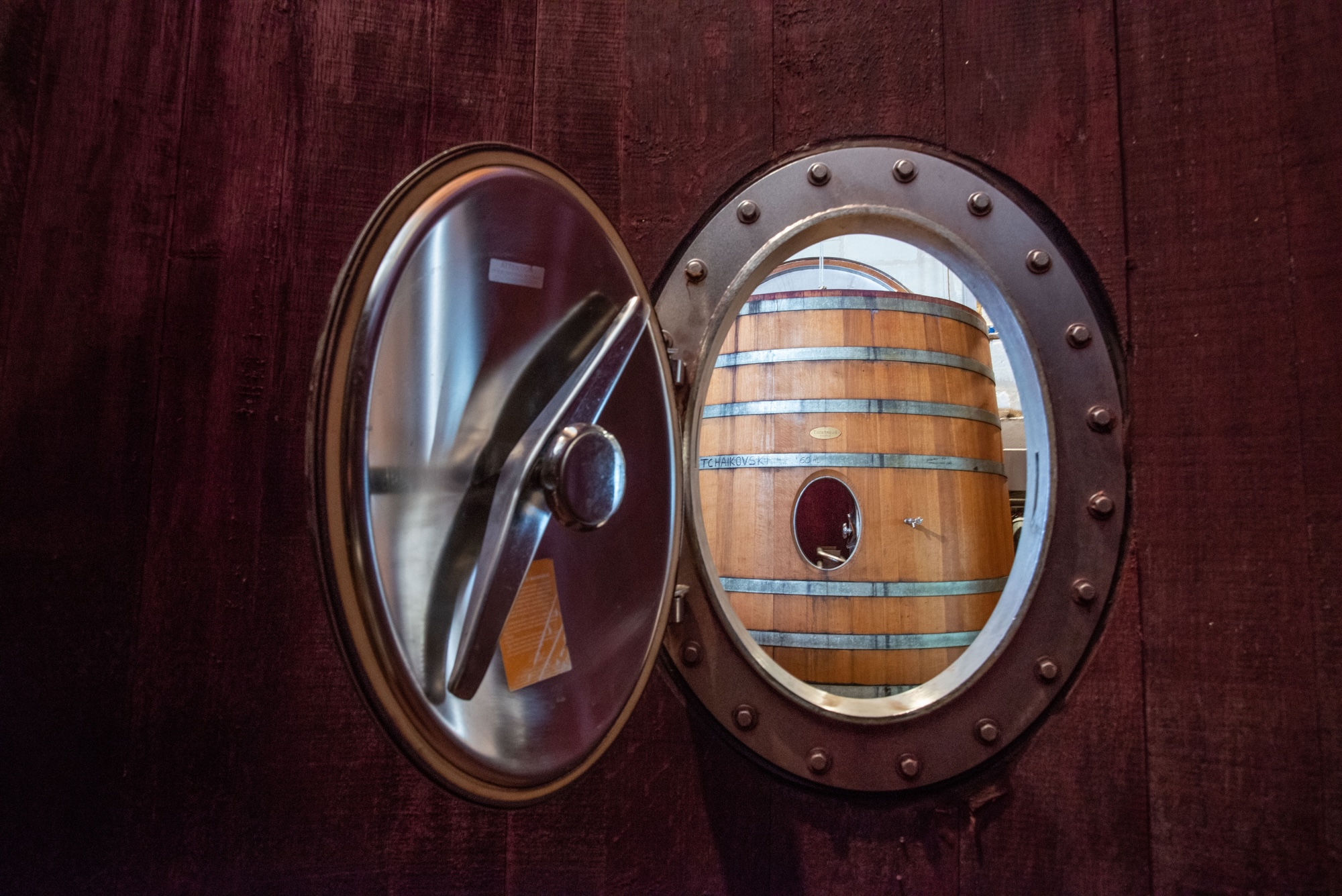 barrels at Ch&amp;acirc;teau La Tour Figeac