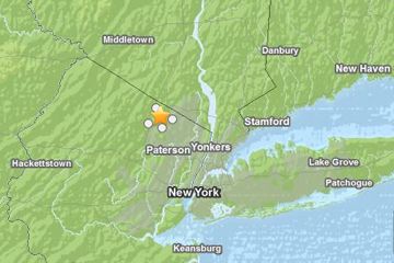 earthquake map