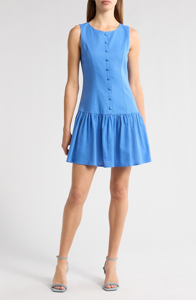 Martini Linen Blend Minidress