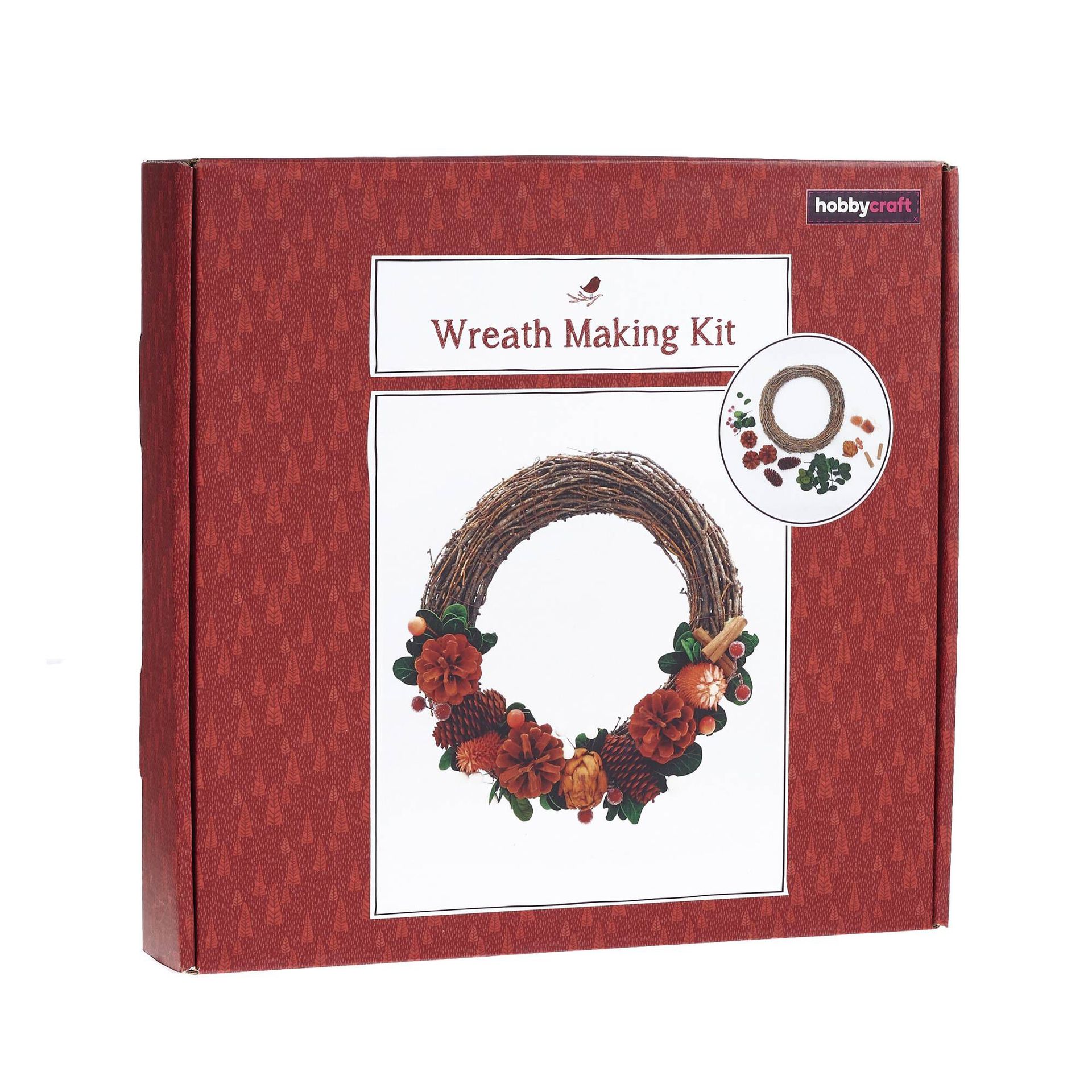 Wreath kit in a red box