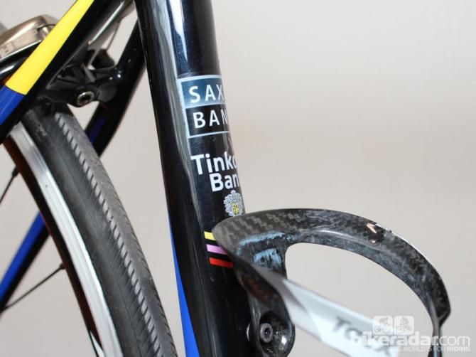 Duggan will bring this training bike to California to be used as a spare