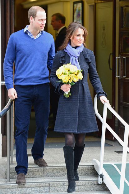 Kate Middleton leaving hospital 