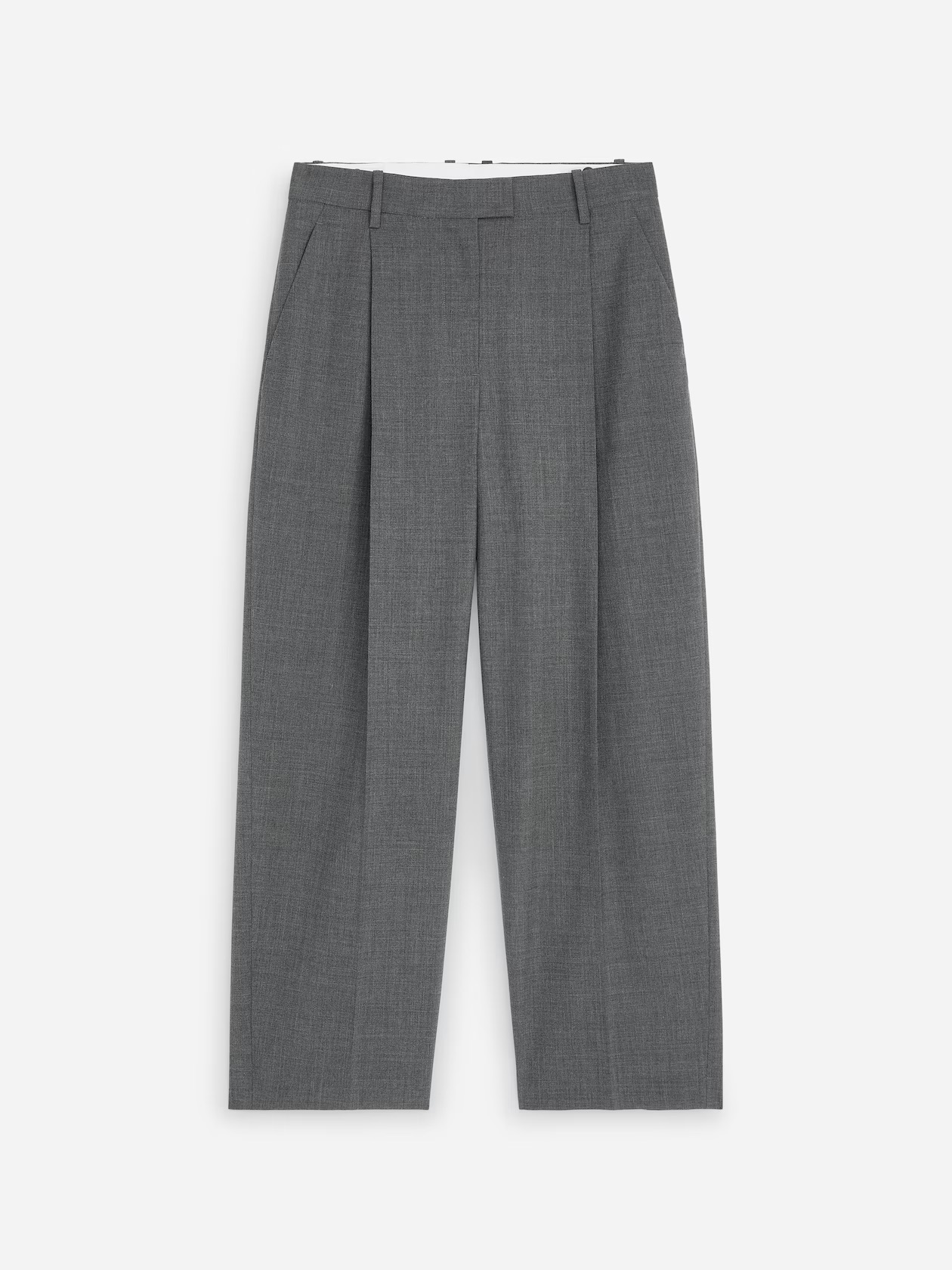 ARKET, Pleated Wool-blend Trousers