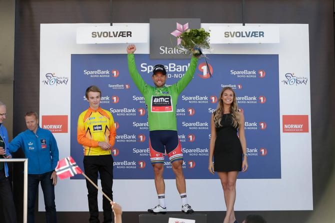 Thor Hushovd (BMC) leads the points classification