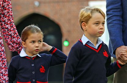 prince george princess charlotte swimming