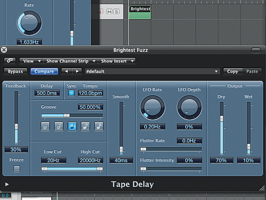 Tape delay