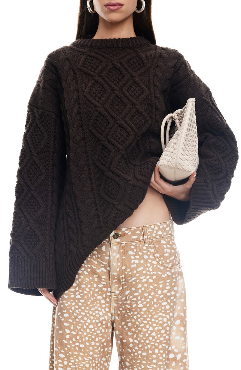 Gigi Oversize Cable Stitch Sweater