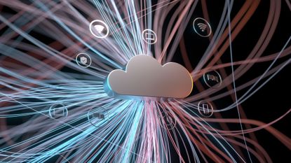 Internet infrastructure concept. Abstract technology background