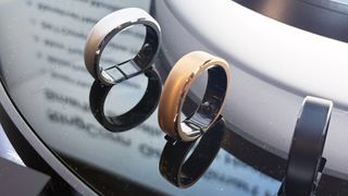 Close-up of the RingConn Gen 3 smart ring at CES 2026