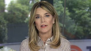 Savannah Guthrie appears on The Today Show.
