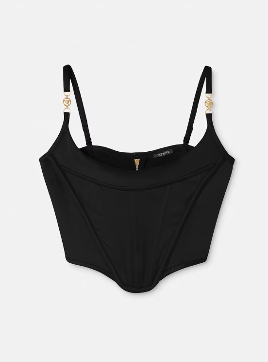 Versace, Medusa '95 Satin Corset Top