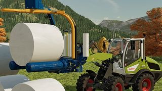 lift and Goweil Baler in Farming Simualtor