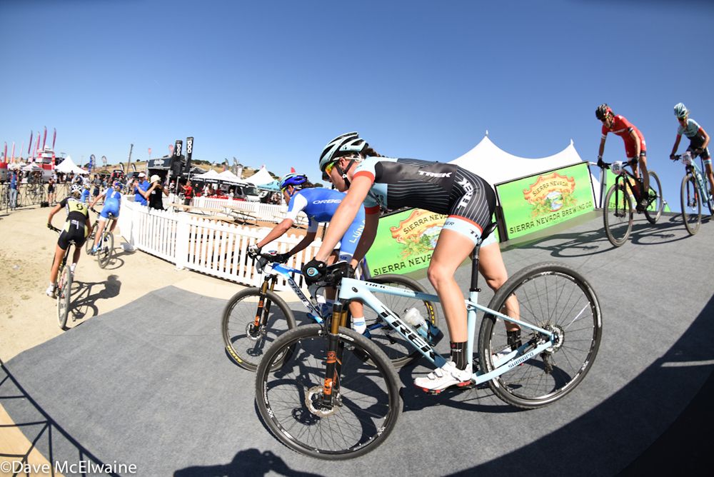 The short track course had no technical features this year with the exception of one flyover